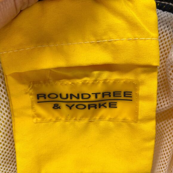 Roundtree & Yorke Swim Trunks Shorts Men M Medium Yellow  Swimwear - Picture 7 of 8
